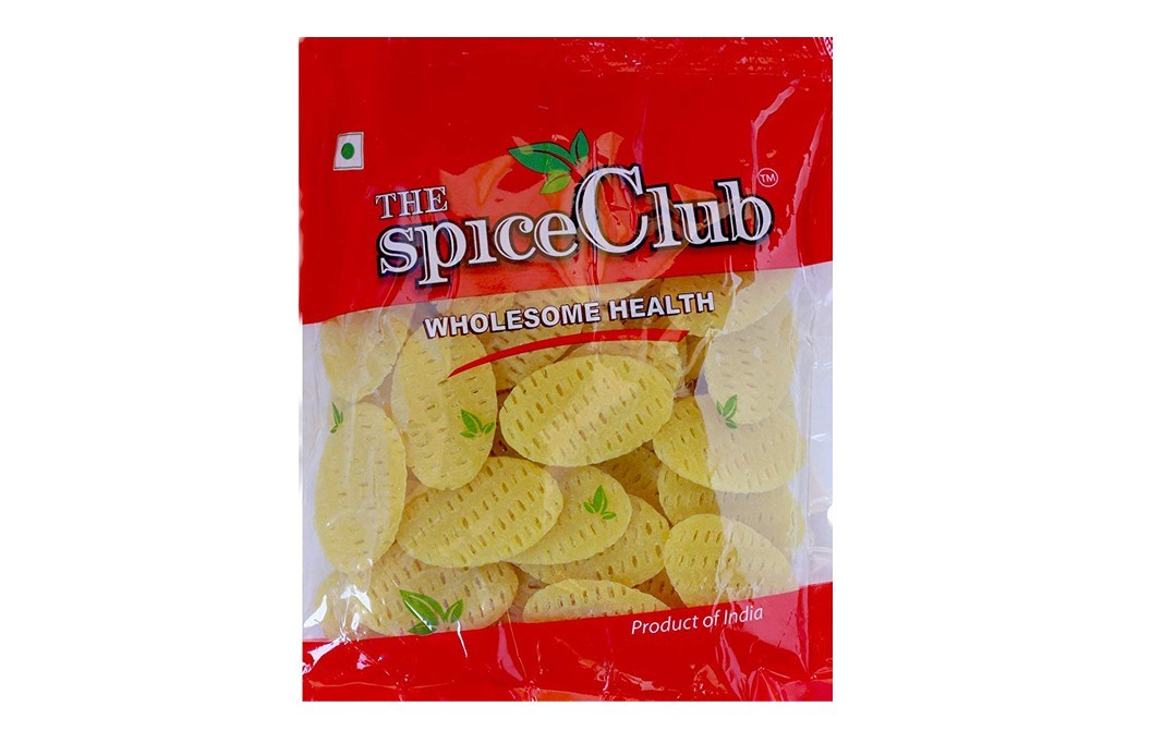 The SpiceClub Pappad Fryums 3D Oval    Pack  250 grams